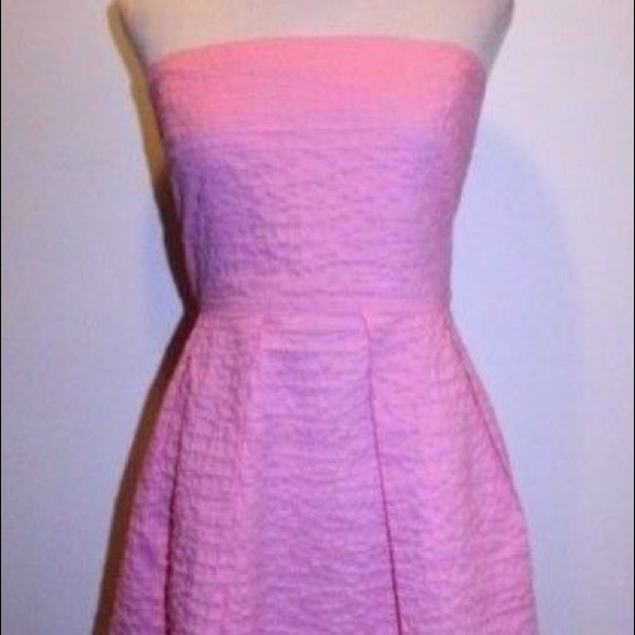 🥂 J Crew Textured Strapless Summer Dress 🥂 - Picture 3 of 8